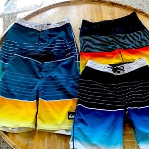 Boys Quicksilver swim trunks